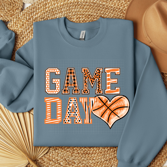 GAME DAY BASKETBALL DOODLE LETTERS - DTF TRANSFER