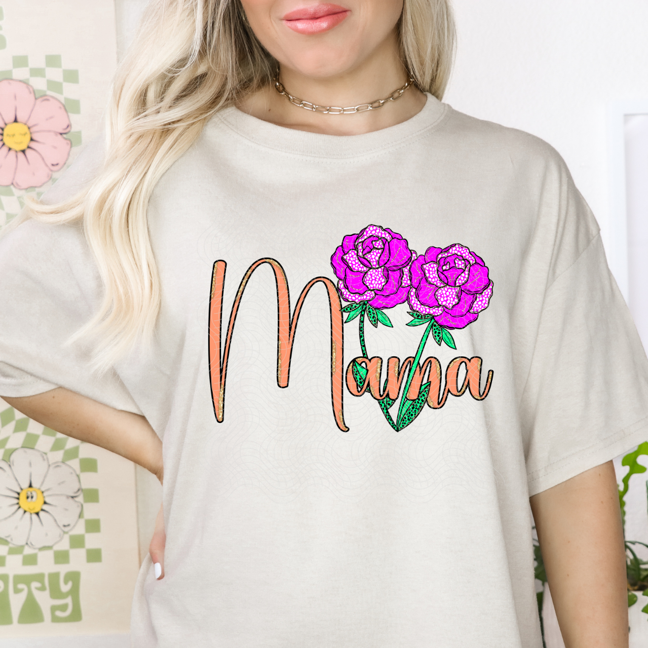 MAMA NOVEMBER FLOWER - DTF TRANSFER