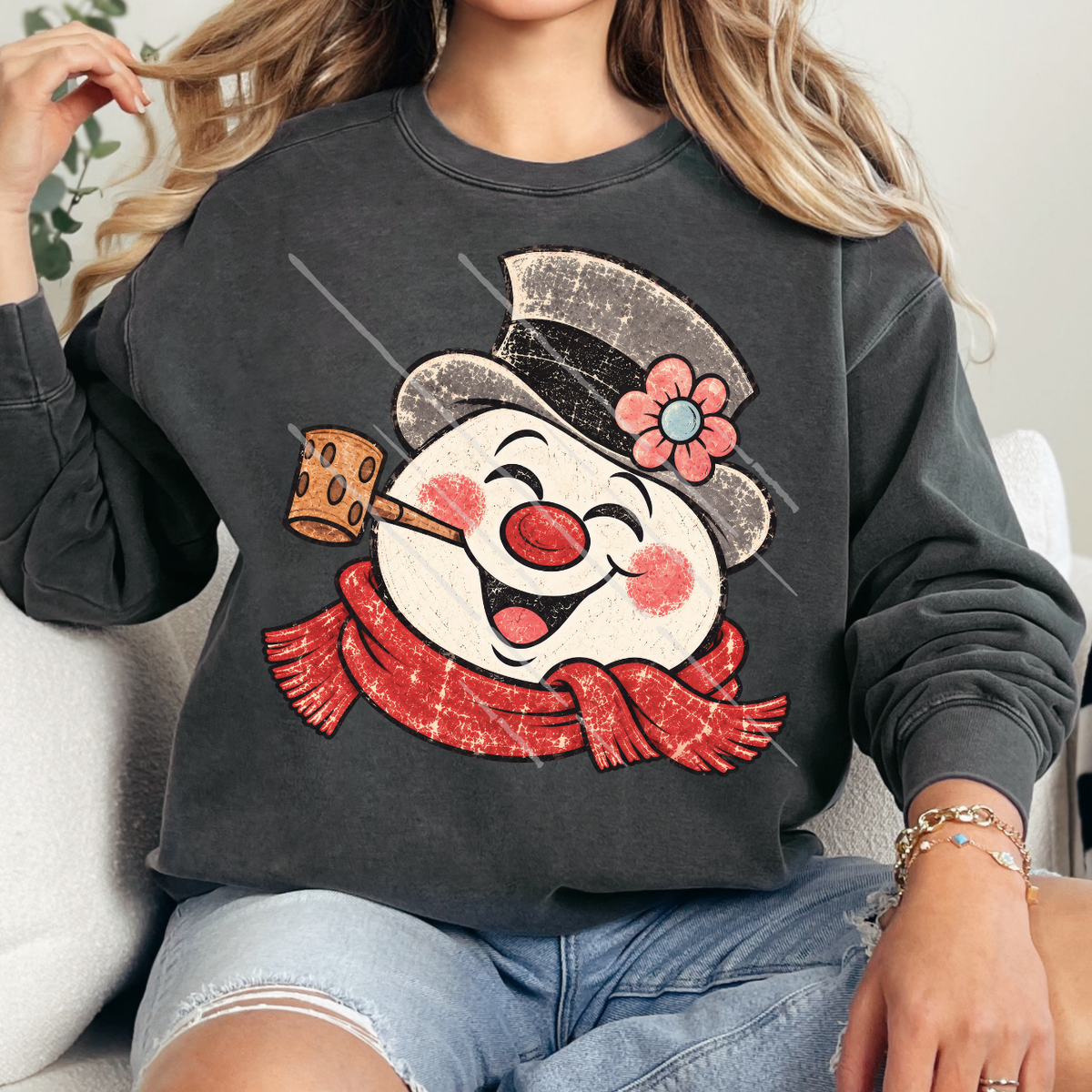JOLLY SNOWMAN - DTF TRANSFER