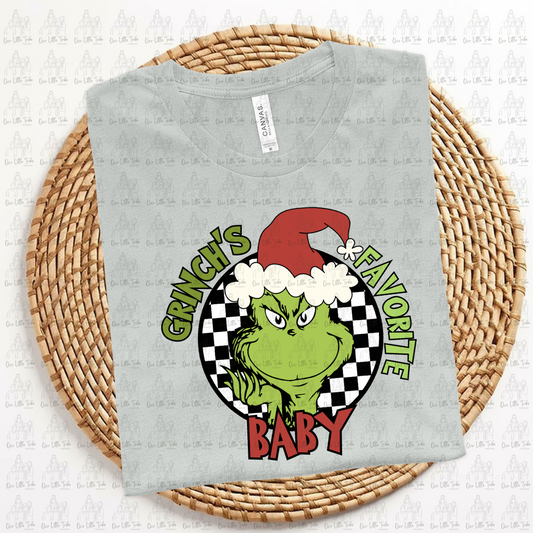 GREEN GUY FAV BABY - RED - DTF TRANSFER