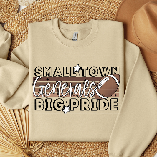NEUTRALS SMALL TOWN BIG PRIDE - GENERALS - DTF TRANSFER