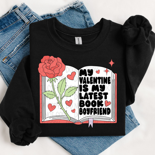 VALENTINE LATEST BOOK BOYFRIEND - DTF TRANSFER