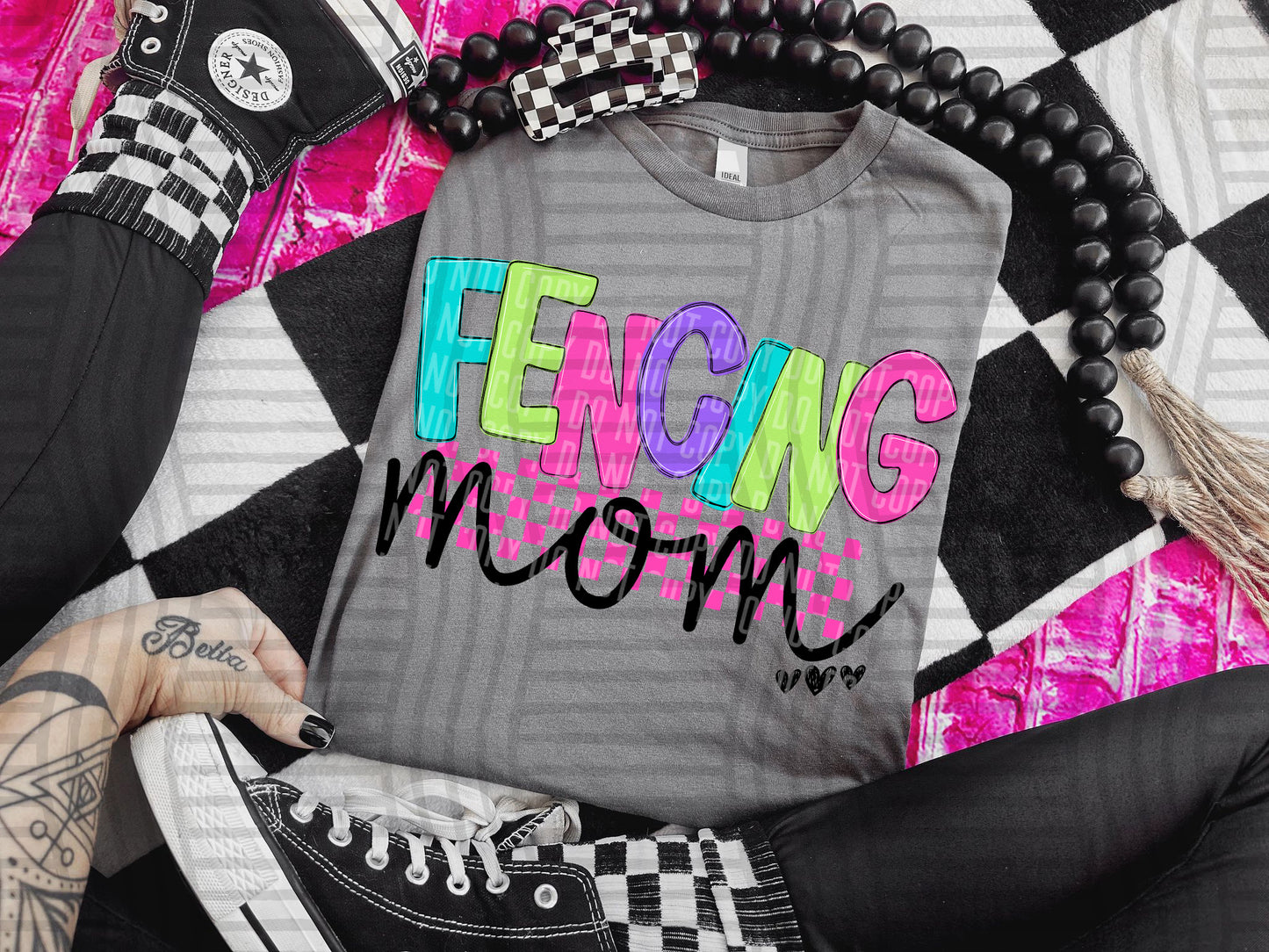 FENCING MOM - DTF TRANSFER
