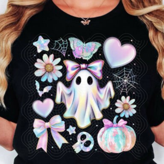 MIRRORED GHOSTIE - DTF TRANSFER