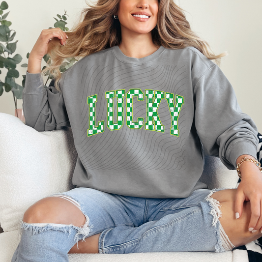 LUCKY CHECKERED - DTF TRANSFER