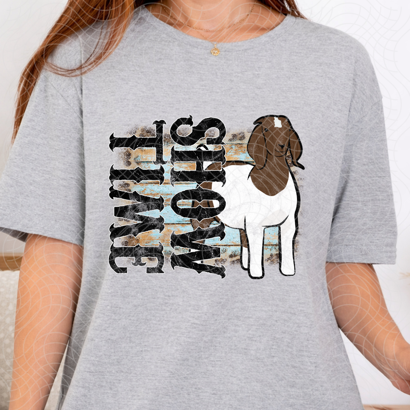 SHOW TIME GOAT DISTRESSED - DTF TRANSFER
