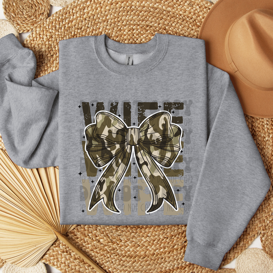 WIFE STACKED WITH BOW - DTF TRANSFER