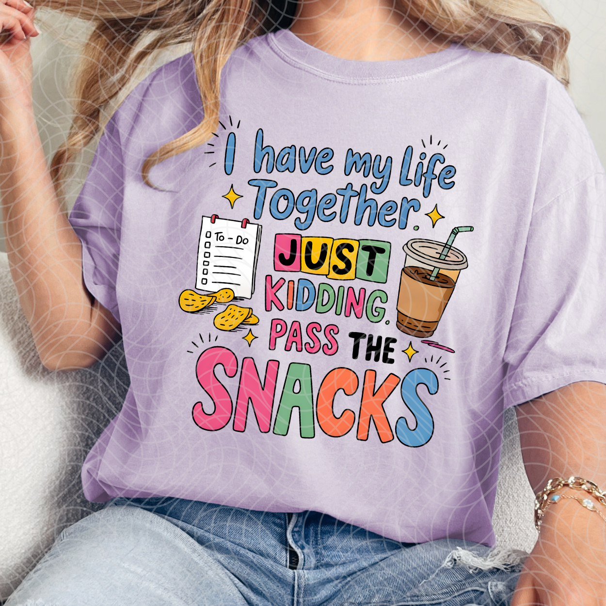 PASS THE SNACKS - DTF TRANSFER