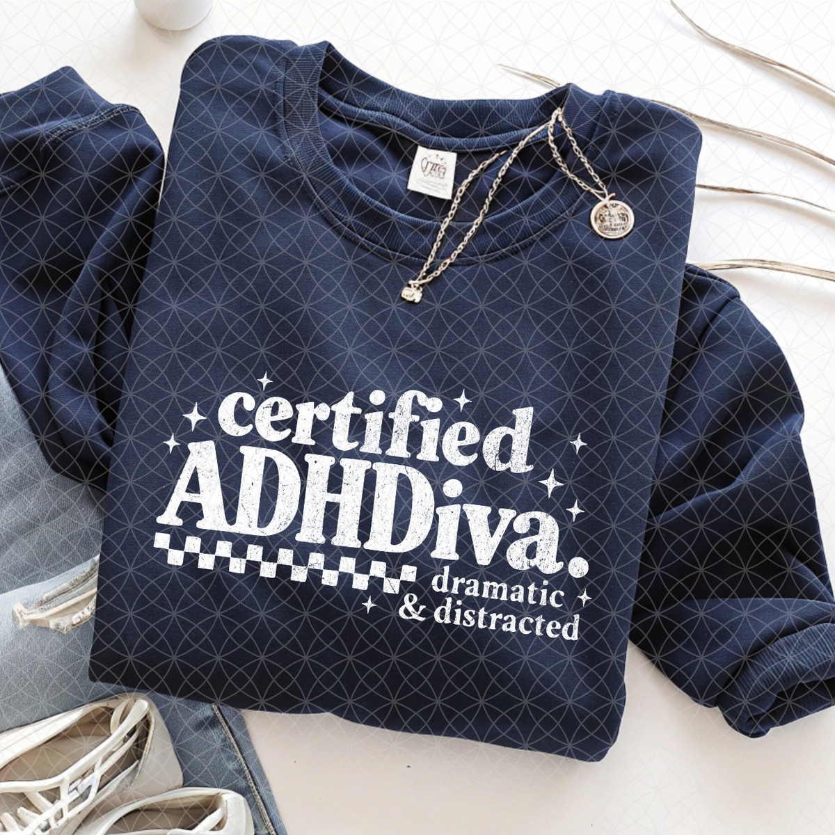 ADHDIVA WHT - DTF TRANSFER