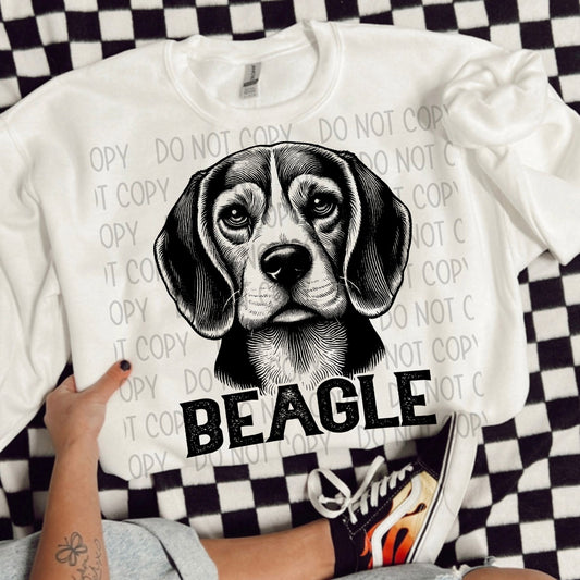 BEAGLE DOG - DTF TRANSFER