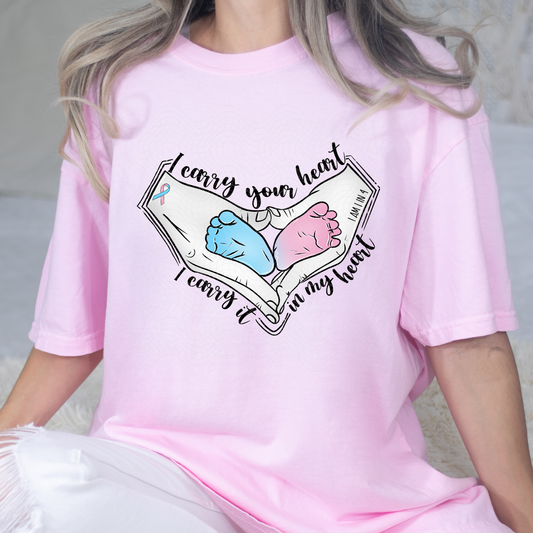 CARRY YOUR HEART - DTF TRANSFER