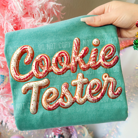 CHRISTMAS COOKIE TESTER - DTF TRANSFER