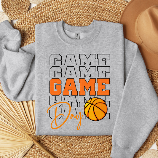 GAME DAY STACKED ORANGE - DTF TRANSFER