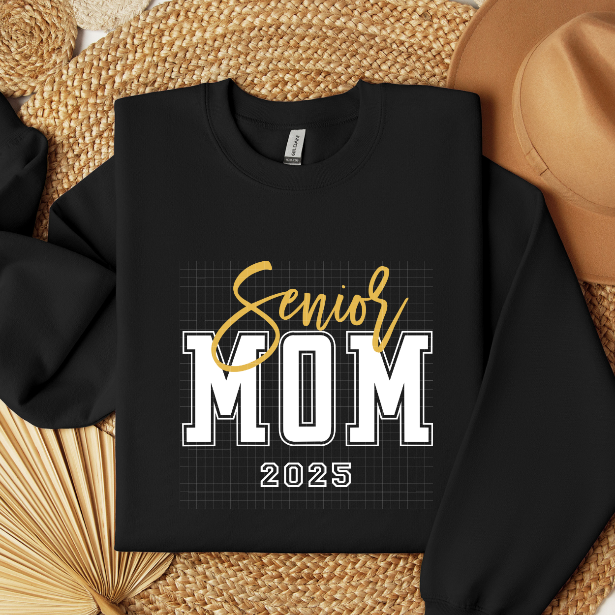 SENIOR MOM 2025 WHT - DTF TRANSFER