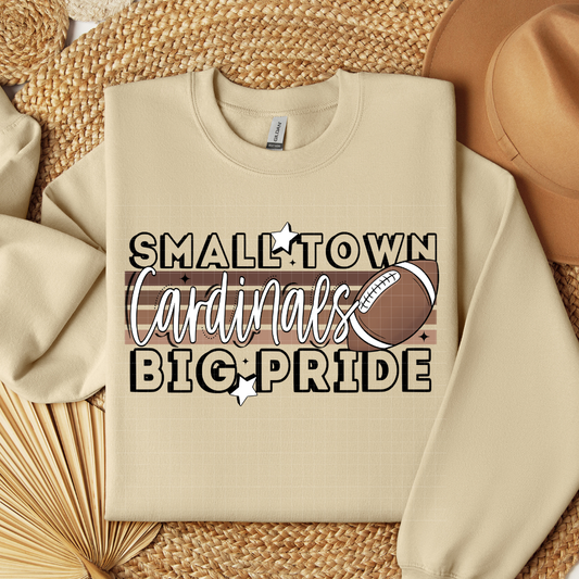 NEUTRALS SMALL TOWN BIG PRIDE - CARDINALS - DTF TRANSFER