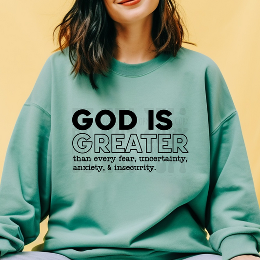 GOD IS GREATER - DTF TRANSFER