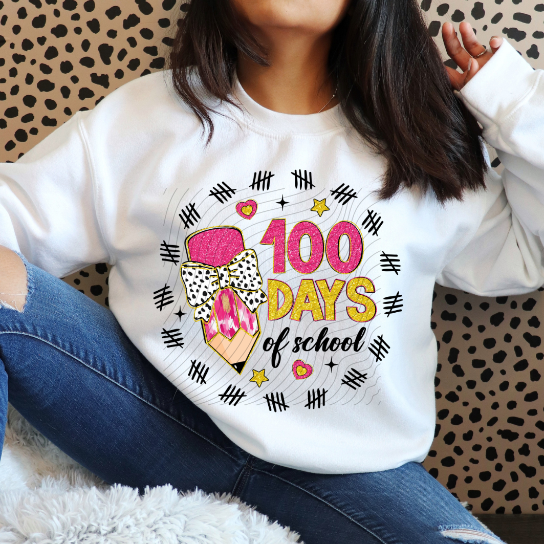 100 DAYS OF SCHOOL TALLY - DTF TRANSFER