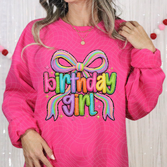 BIRTHDAY GIRL - DTF TRANSFER