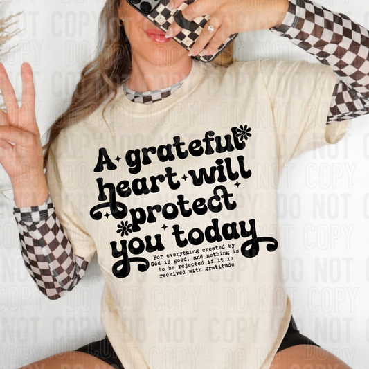 GRATEFUL HEART - DTF TRANSFER