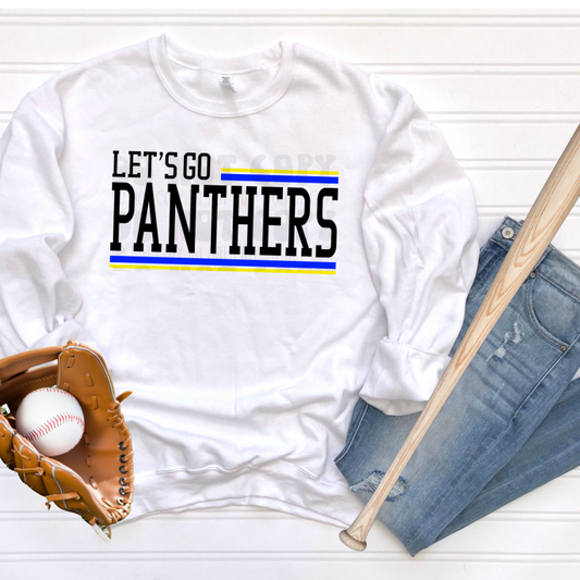 LET'S GO PANTHERS - DTF TRANSFER