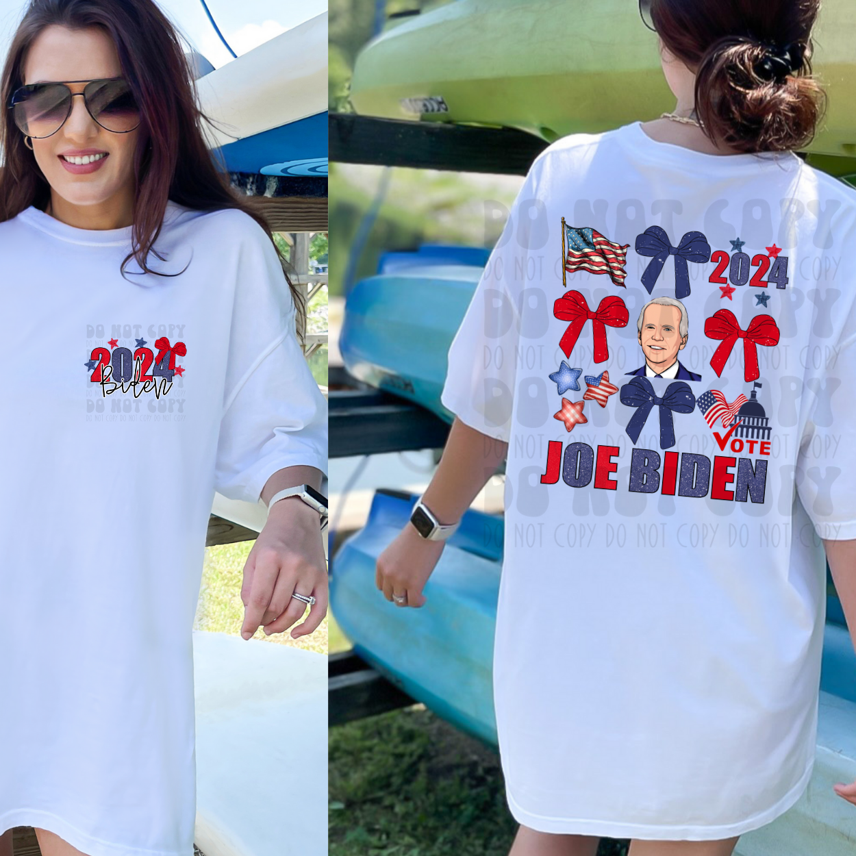 BIDEN 2024 W/POCKET - DTF TRANSFER