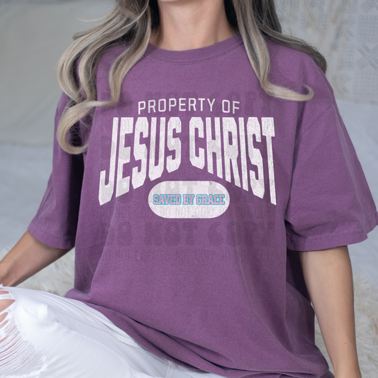 PROPERTY OF JESUS - DTF TRANSFER