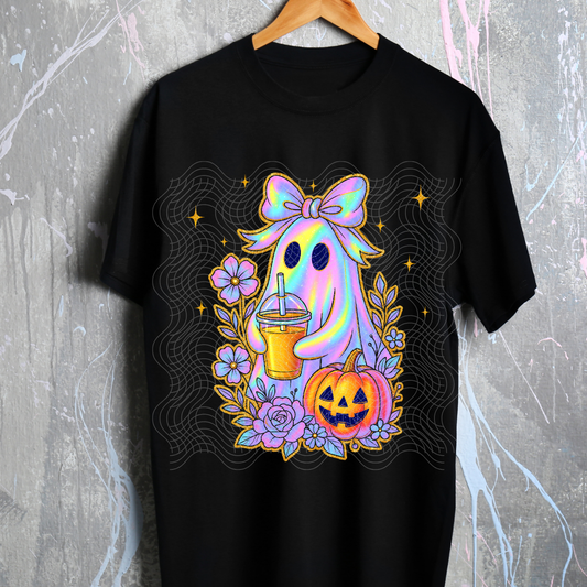 IRIDESCENT COFFEE GHOST - DTF TRANSFER