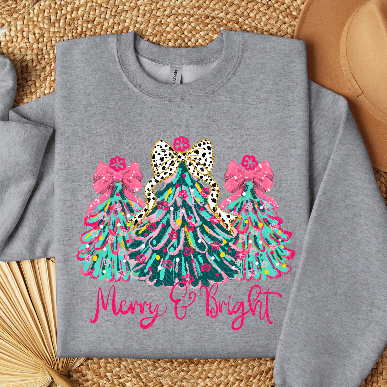 MERRY CHRISTMAS TREES - DTF TRANSFER