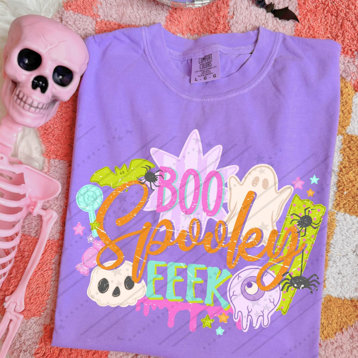 SPOOKY COLLAGE DISTRESSED - DTF TRANSFER