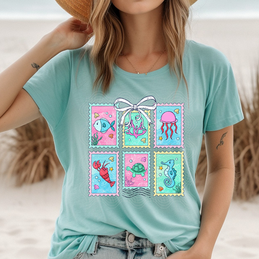 SUMMER STAMPS - DTF TRANSFER