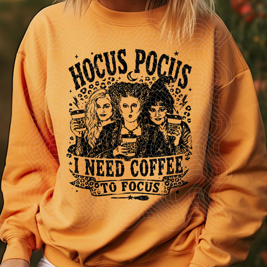 I NEED COFFEE - DTF TRANSFER