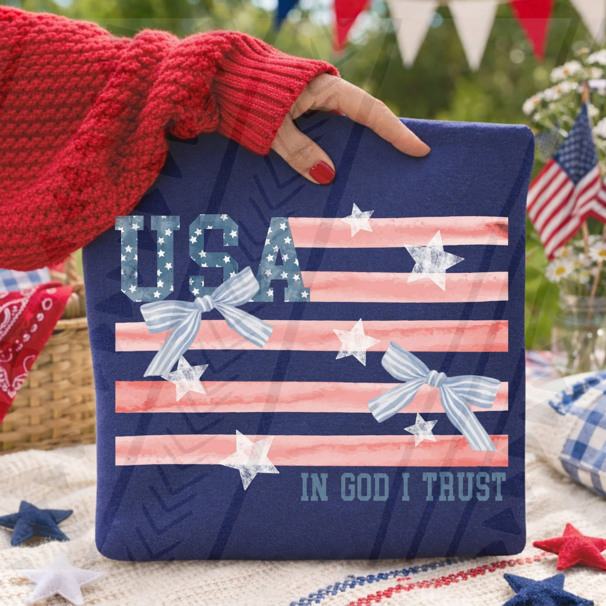 USA FLAG - DTF TRANSFER