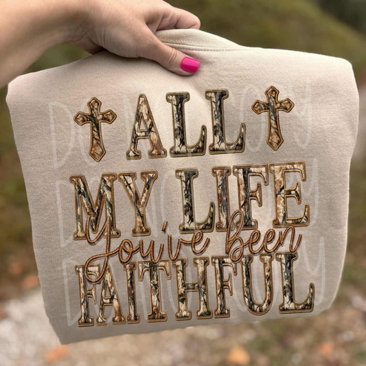 FAITHFUL CAMO - DTF TRANSFER