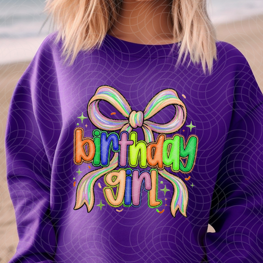 BIRTHDAY GIRL - DTF TRANSFER