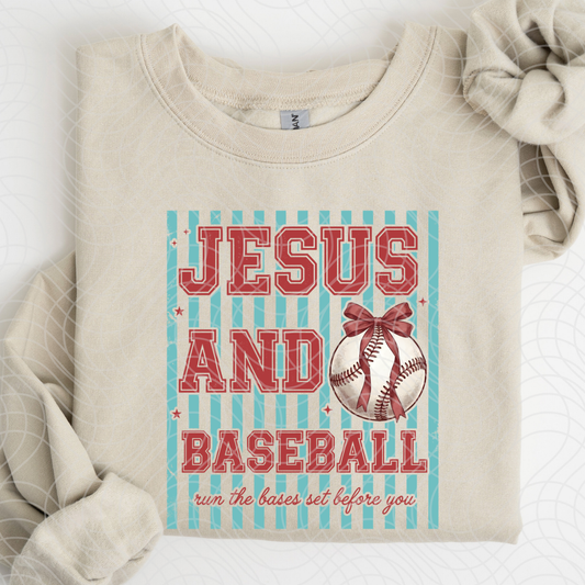JESUS AND BASEBALL - DTF TRANSFER