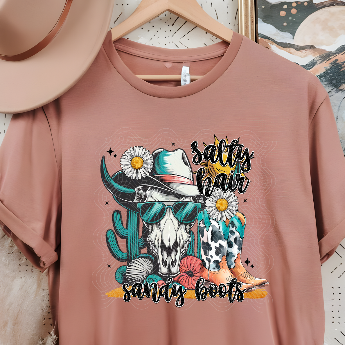 SALTY HAIR SANDY BOOTS - DTF TRANSFER