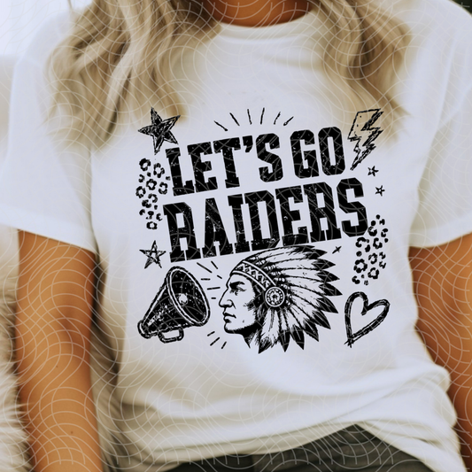 LET'S GO RAIDERS- DTF TRANSFER