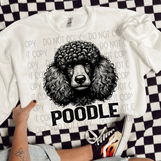 POODLE DOG - DTF TRANSFER