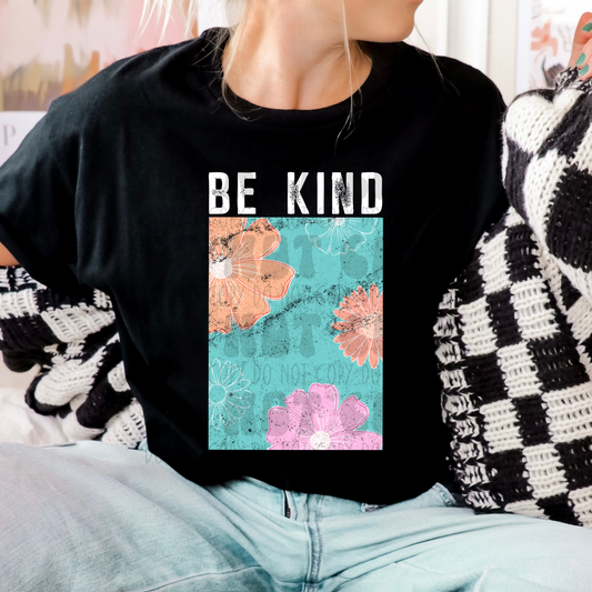 BE KIND - WHITE - DTF TRANSFER