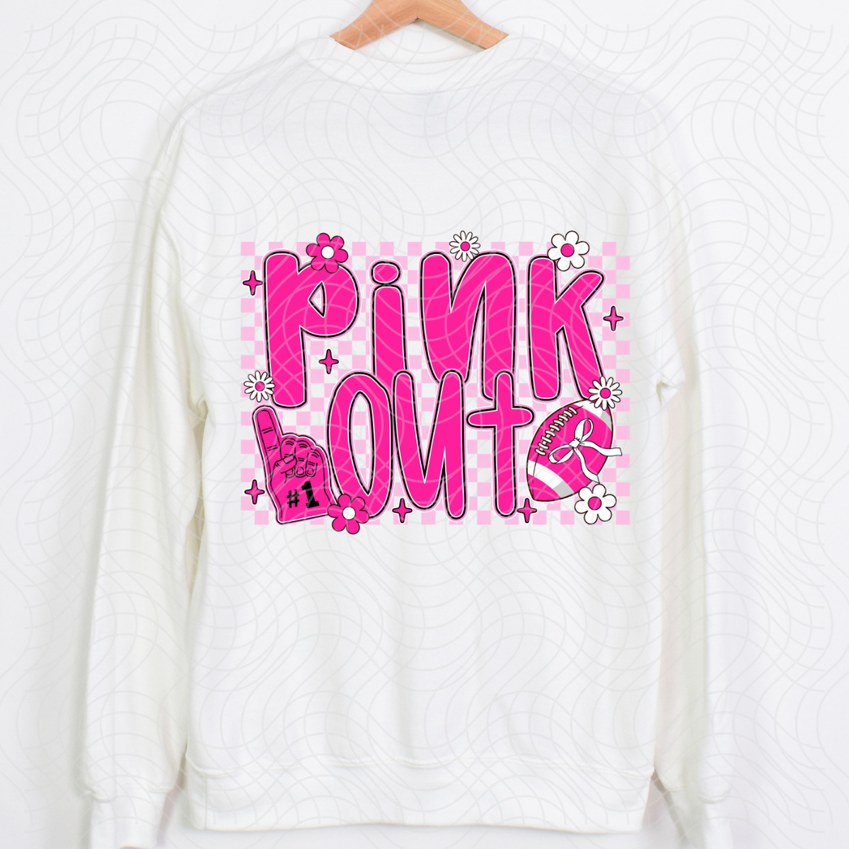 PINK OUT - DTF TRANSFER