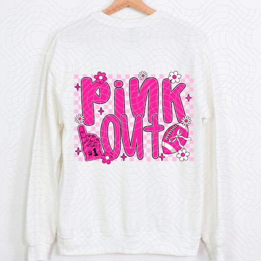 PINK OUT - DTF TRANSFER