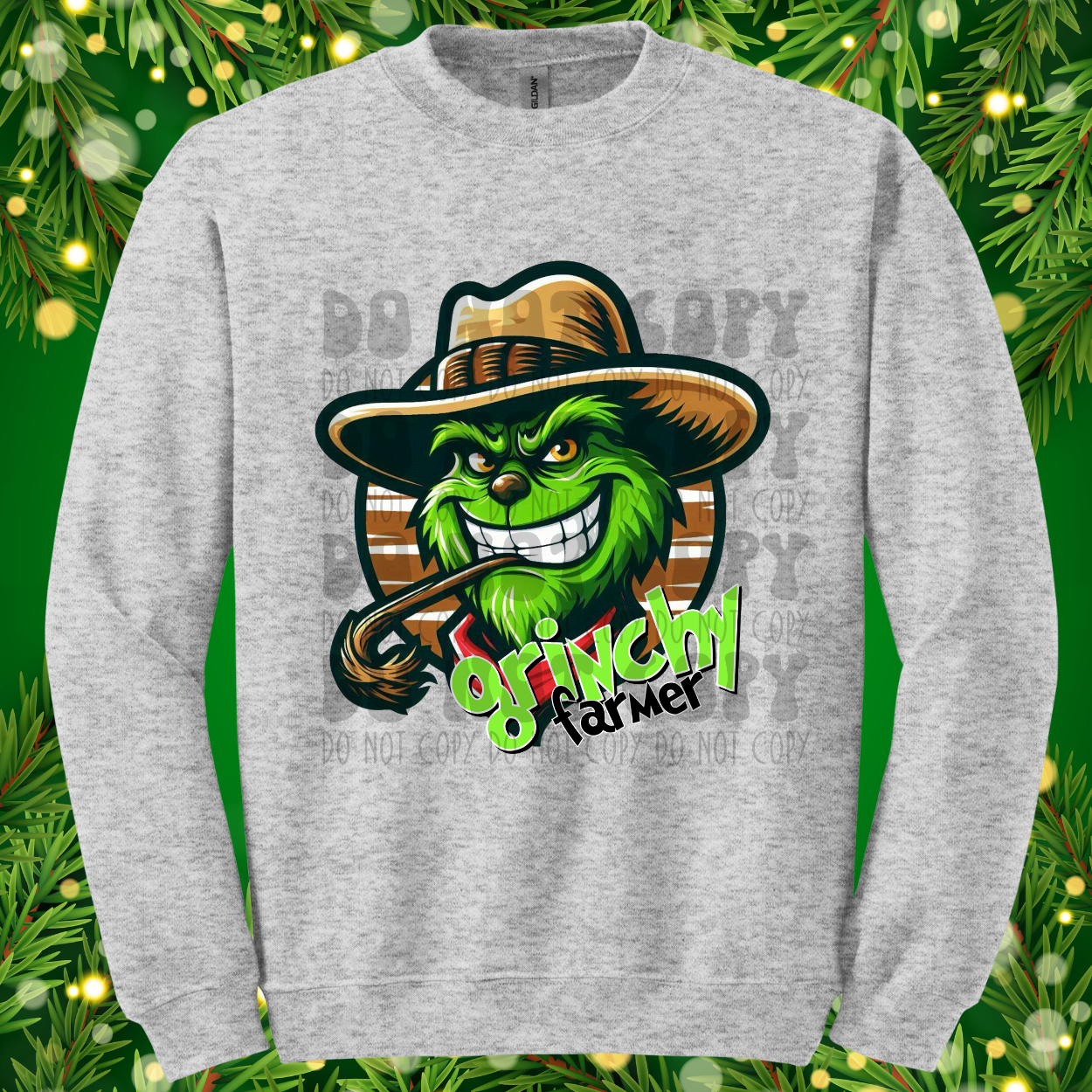 GREEN GUY LADY COP - DTF TRANSFER