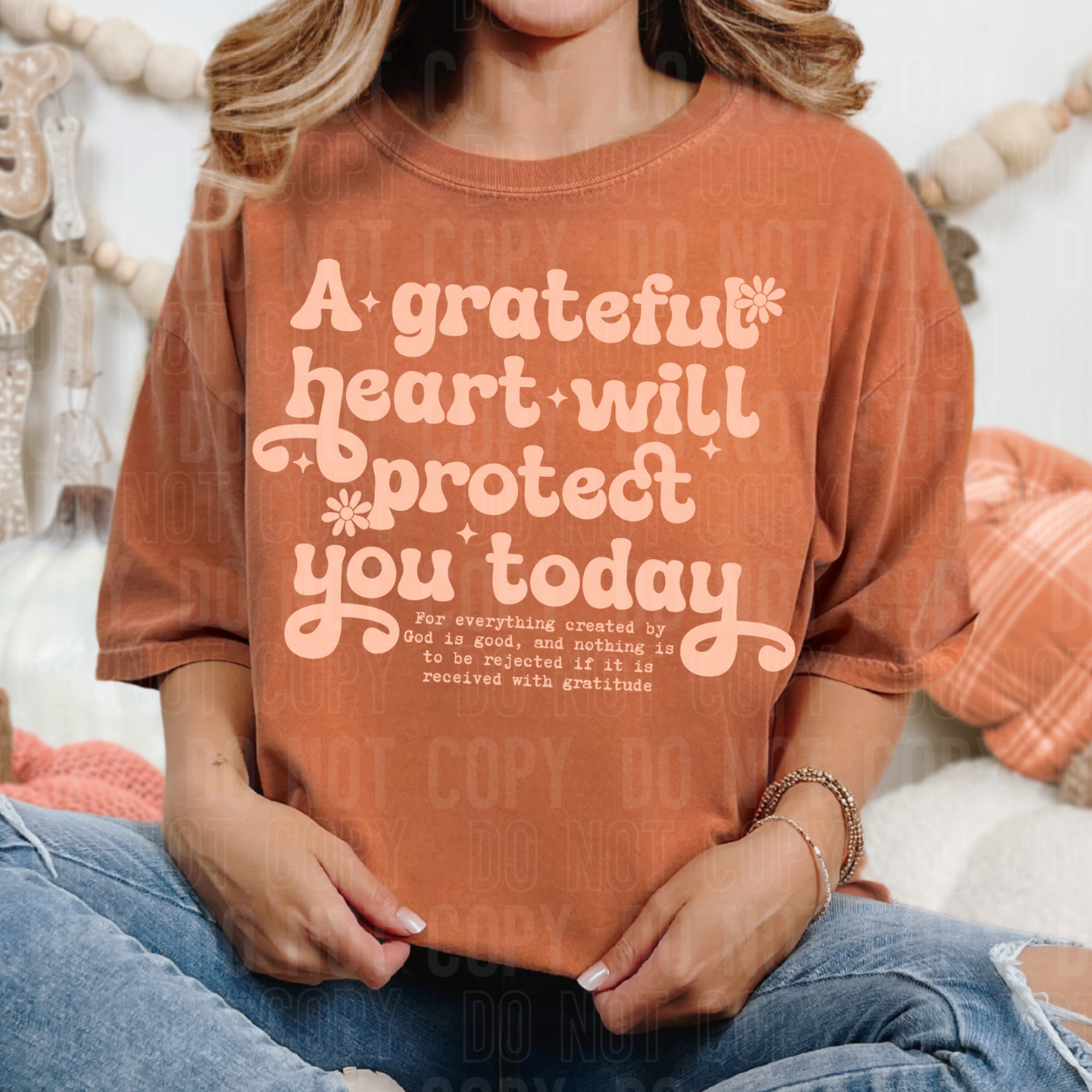 GRATEFUL HEART - DTF TRANSFER