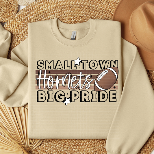 NEUTRALS SMALL TOWN BIG PRIDE - HORNETS - DTF TRANSFER