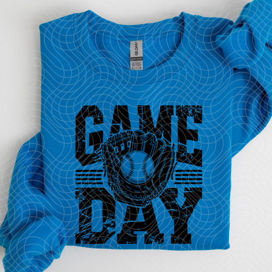 GAME DAY BLK GLOVE - DTF TRANSFER