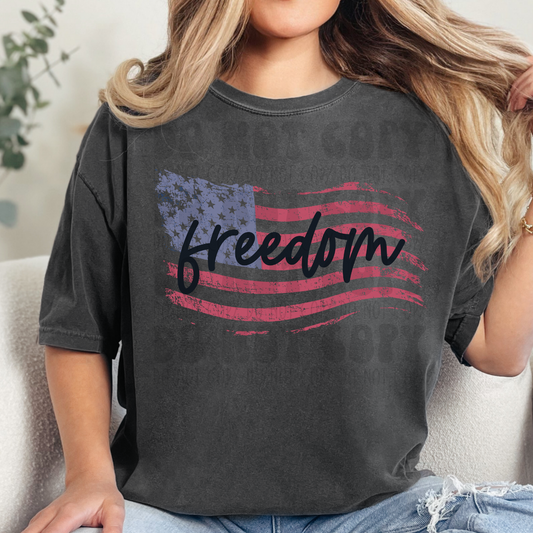 FREEDOM FLAG - DTF TRANSFER