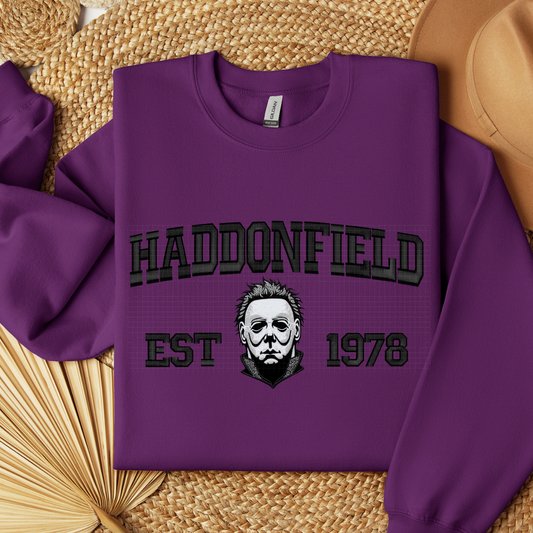 HADDON FIELD FAUX EMBROIDERY - DTF TRANSFER