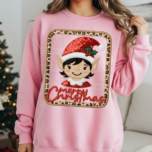 MERRY CHRISTMAS CHARACTER - DTF TRANSFER