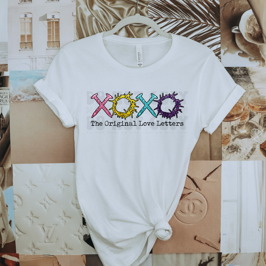 XOXO FAUX SEQUINS - DTF TRANSFER