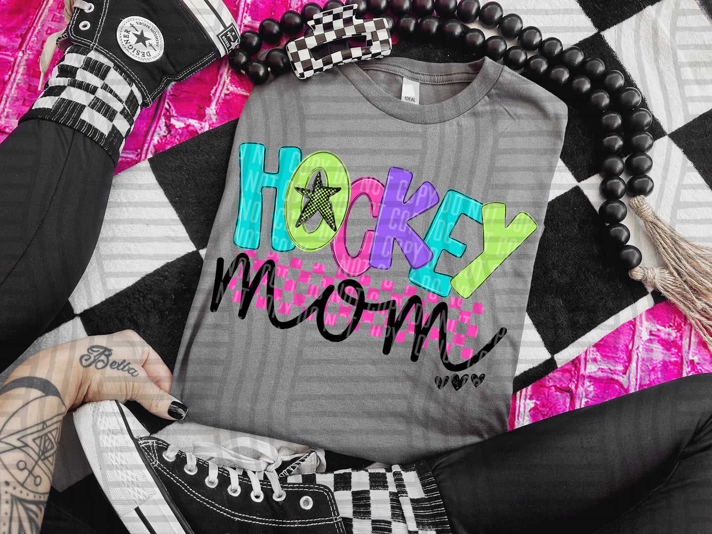 HOCKEY MOM - DTF TRANSFER